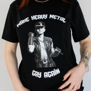 Camiseta Make Heavy Metal Gay Again