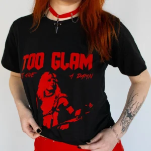 Camiseta Too Glam to Give a Damn