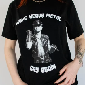 Camiseta Make Heavy Metal Gay Again