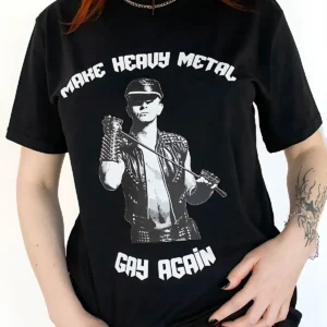 Camiseta Make Heavy Metal Gay Again