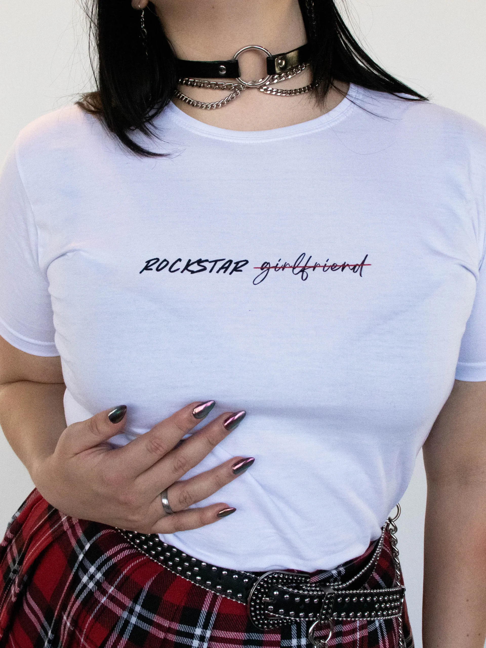 Camiseta Rockstar Girlfriend - Imagem 8
